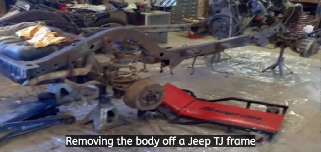 jeep tj frame replacement